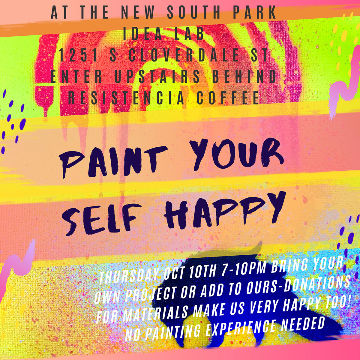 Paint Yourself Happy - Oct 2019 - Events