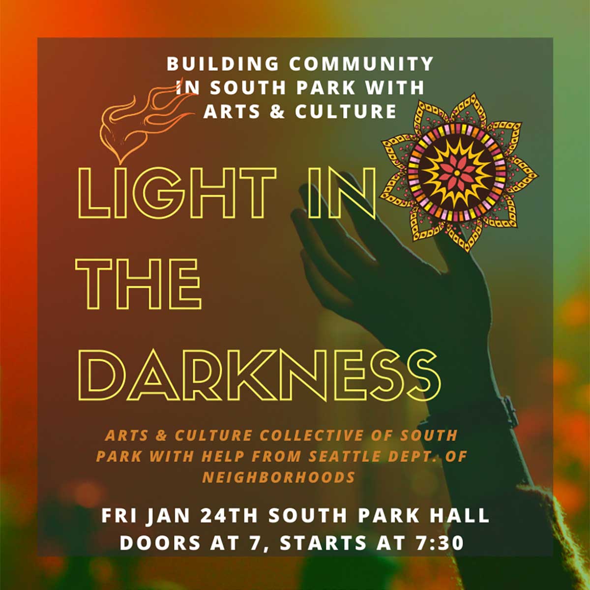 Light In The Darkness - Jan 2020 - Events