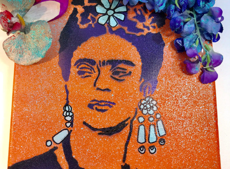 Frida Enflorada Grande in Orange, 8