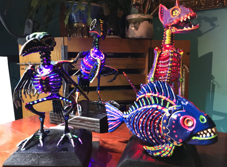 Muertos Alebrije in studio