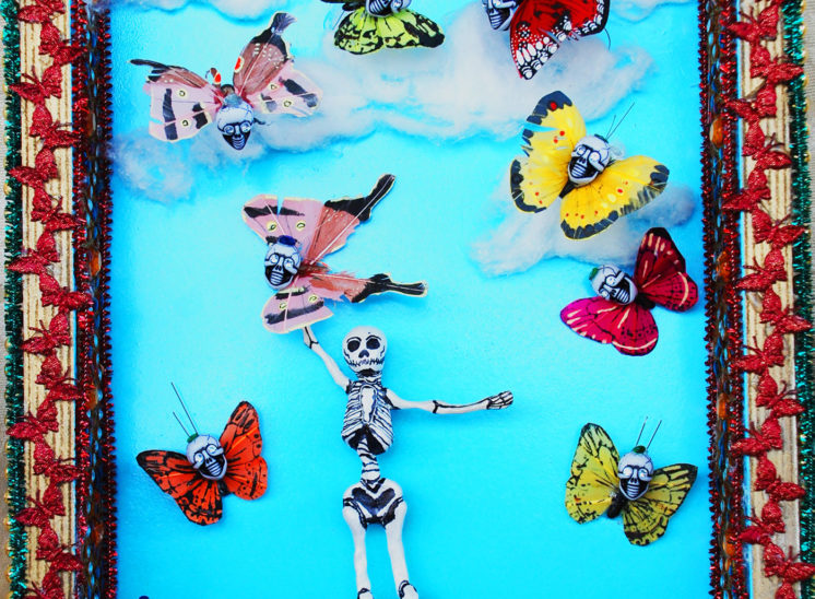 Muertos Dead Butterflies - Sculpture