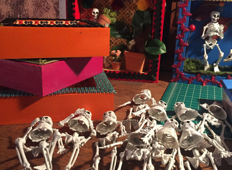 Muertos Skeletons in progress